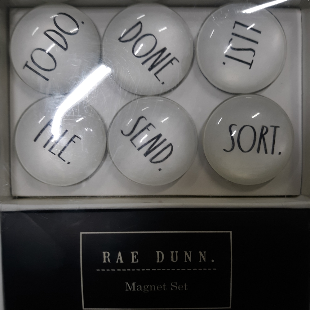 Rae Dunn office magnet set